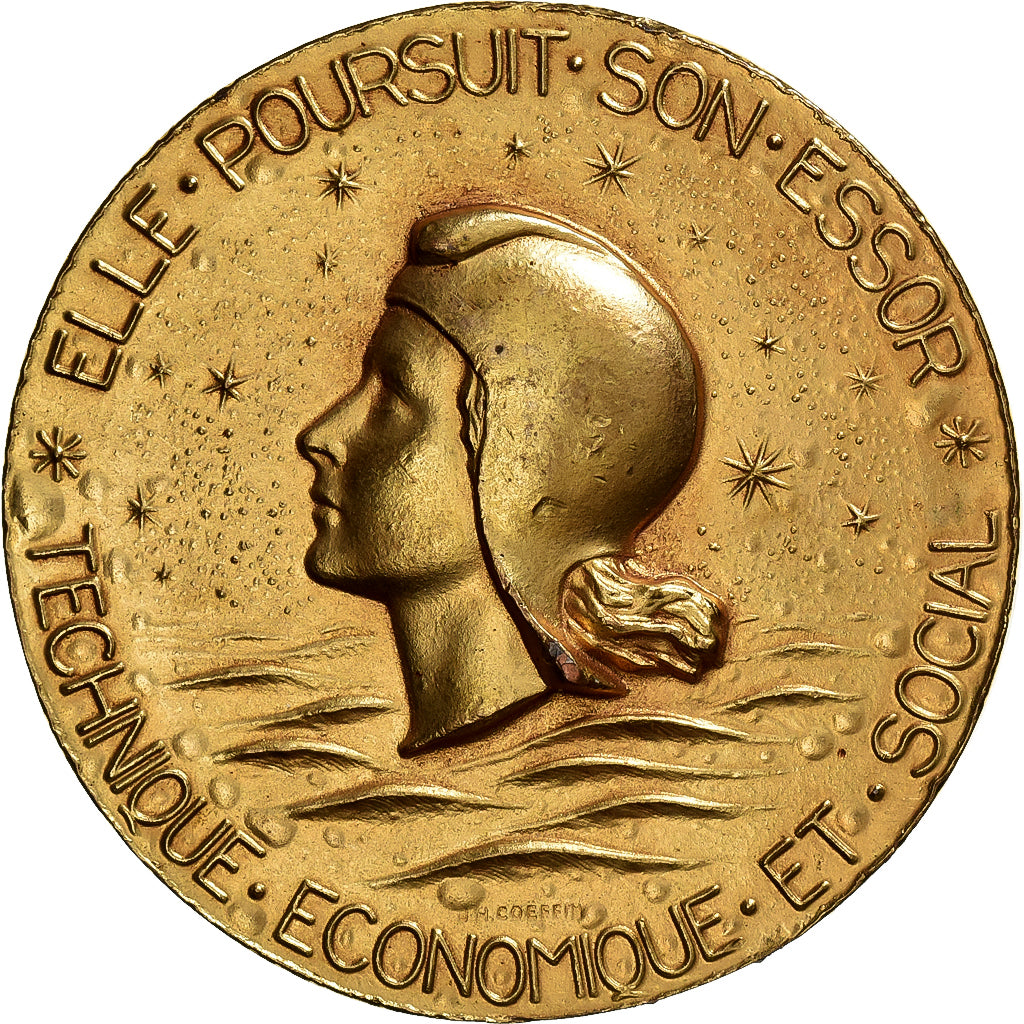 Francia, medaglia, Compagnie Générale Transatlantique, France, 1962, Bronzo