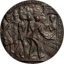Allemagne, Médaille, The Sinking of the S. S. Lusitania, 1915, Bronze, SUP