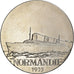 França, medalha, Les Grands Transatlantiques, Normandie, Cobre-níquel, C.