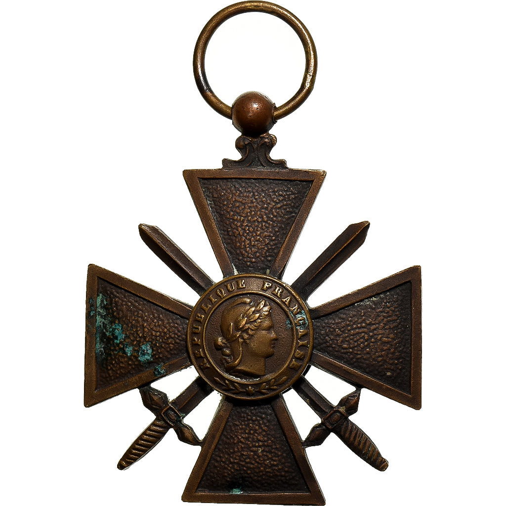 France, Croix de Guerre, Médaille, 1914-1918, Good Quality, Bronze, 38