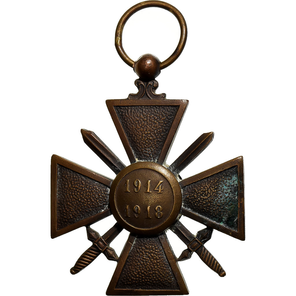 France, Croix de Guerre, Médaille, 1914-1918, Good Quality, Bronze, 38