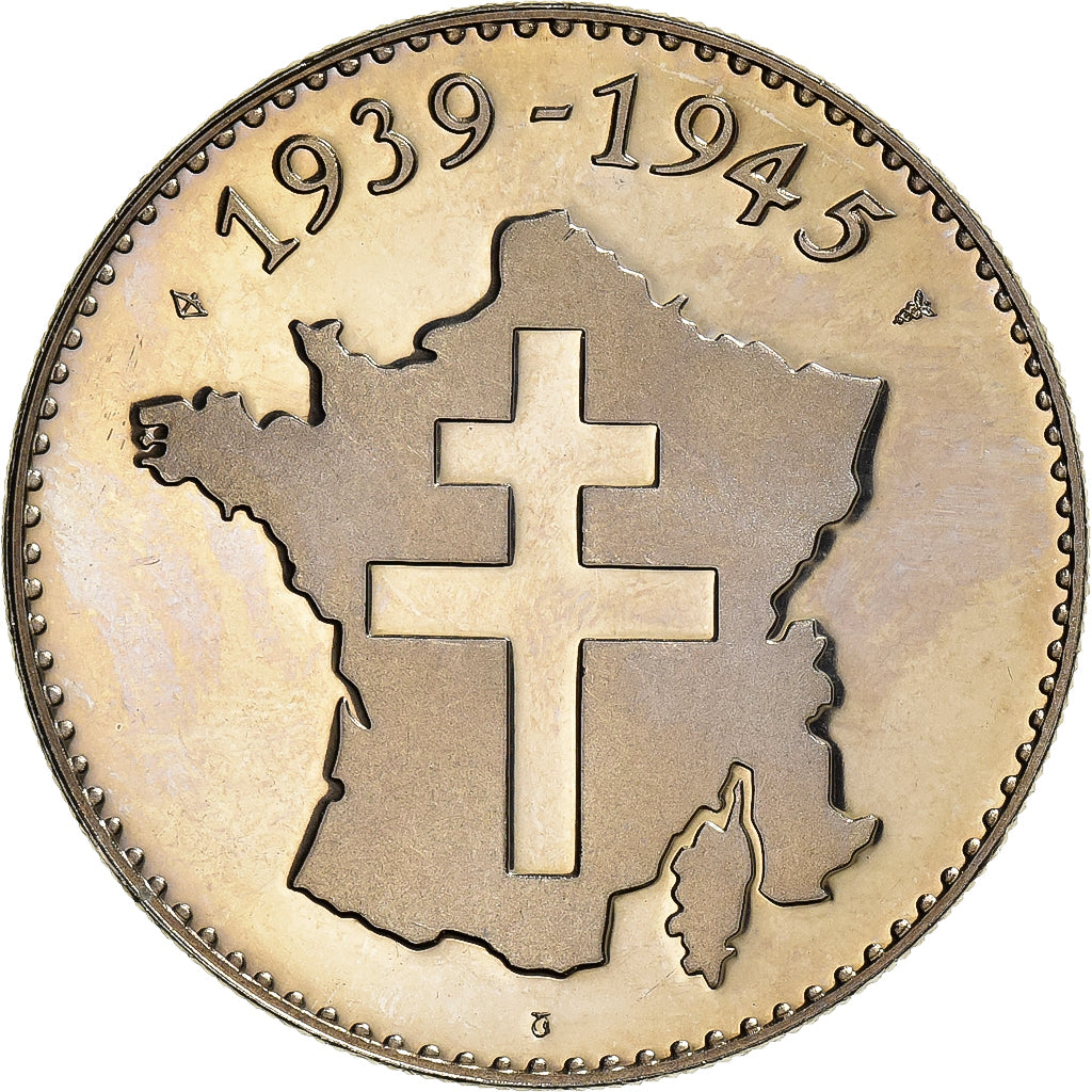 França, medalha, 1939-1945, Débarquement de Normandie, Cobre-níquel, MS(63)