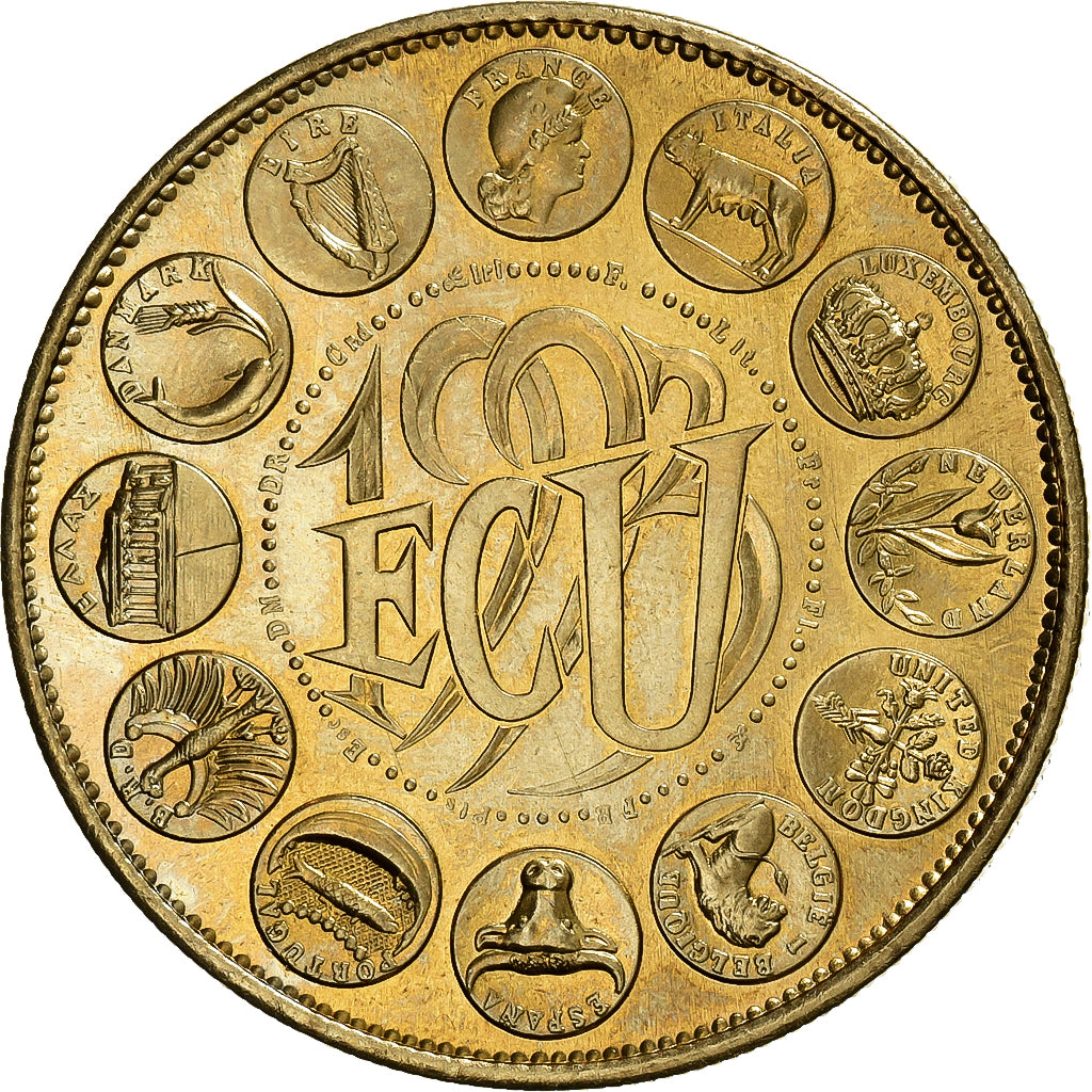 France, Médaille, Ecu Europa, Marianne, 1993, Bronze, SPL, Rodier