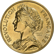 Frankreich, Medaille, Bicentenaire de la Prise de la Bastille, 1989, Bronze, UNZ