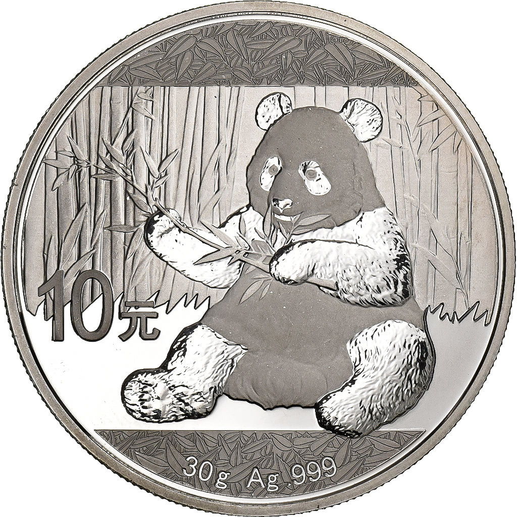 China, 10 Yüan, Panda, 2017, Silver, MS(65-70), KM:New