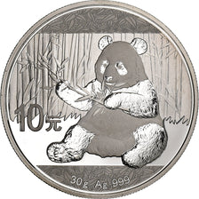 China, 10 Yüan, Panda, 2017, Silver, MS(65-70), KM:New