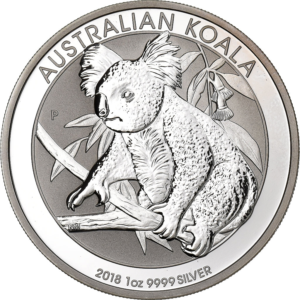 Australia, 1 Dollar, Australian Koala, 2018, 1 Oz, Plata, FDC