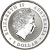 Australia, Dollar, Australian Kookaburra, 2017, Bullion, Srebro, MS(65-70)