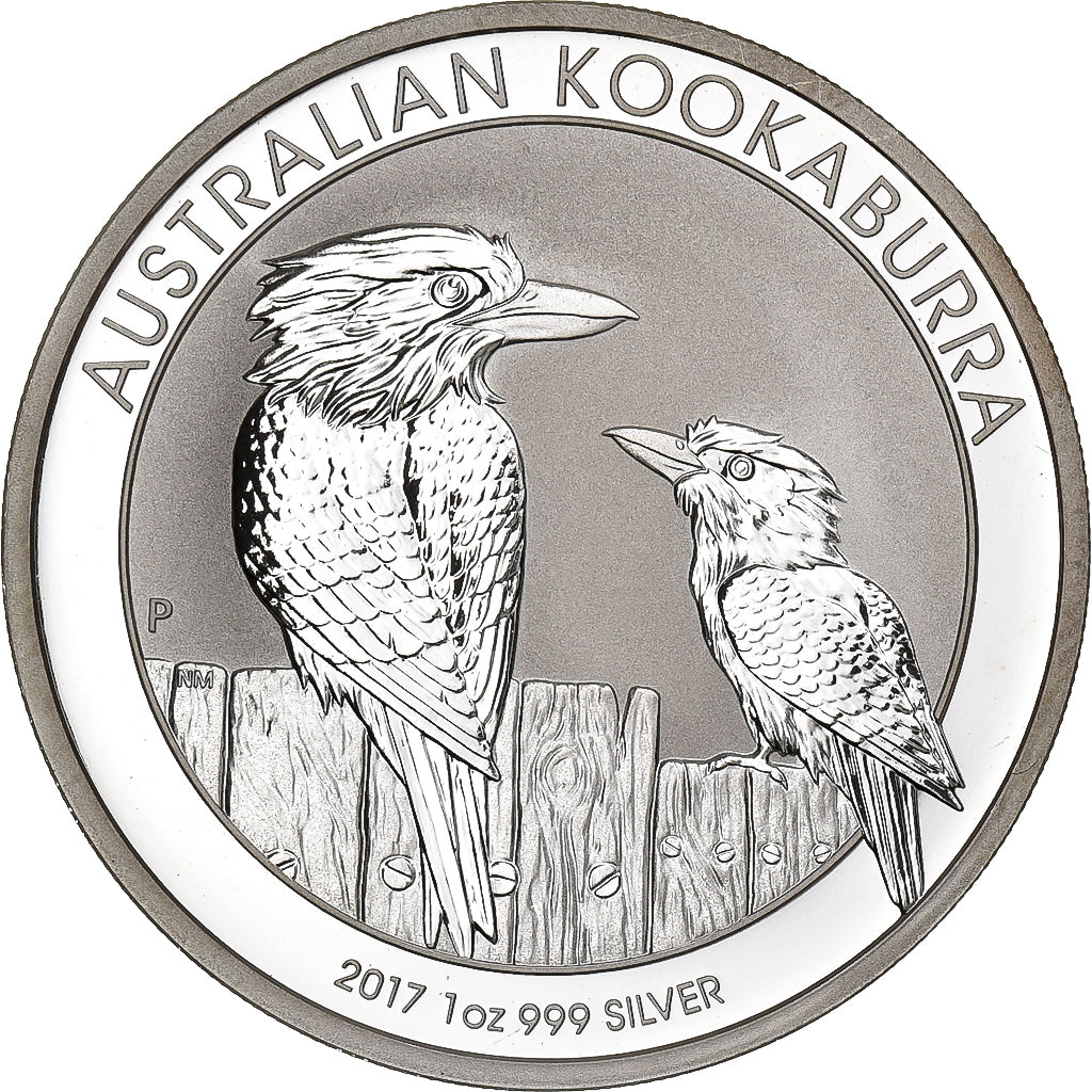 Australia, Dollar, Australian Kookaburra, 2017, Bullion, Srebro, MS(65-70)