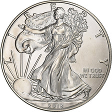 United States, Dollar, Silver Eagle, 2018, 1 Oz, Silver, MS(65-70)