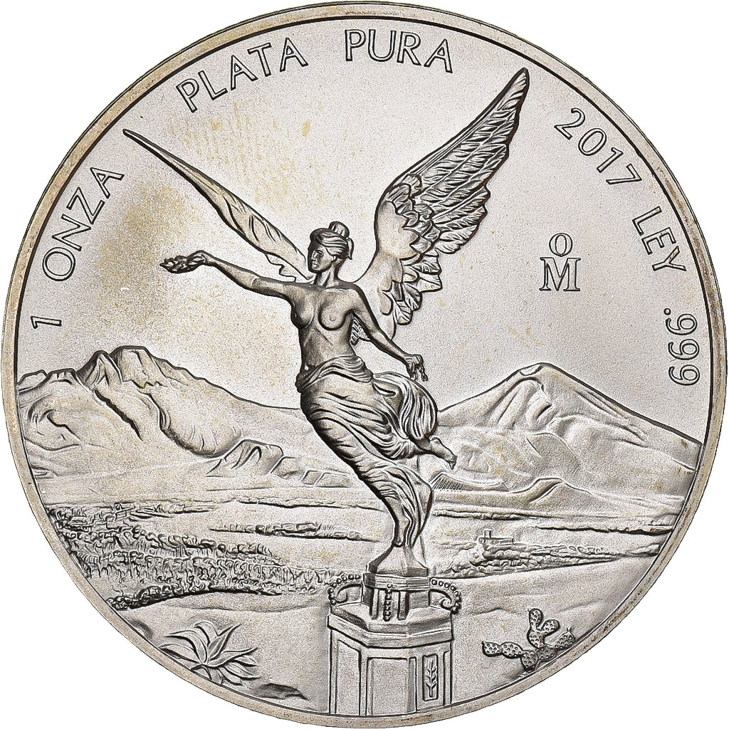 Mexique, 1 Onza, Libertad, 2017, Bullion, Argent, FDC