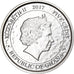 Ghana, 5 Cedis, African Leopard, 2017, 1 Oz, Srebro, MS(65-70)