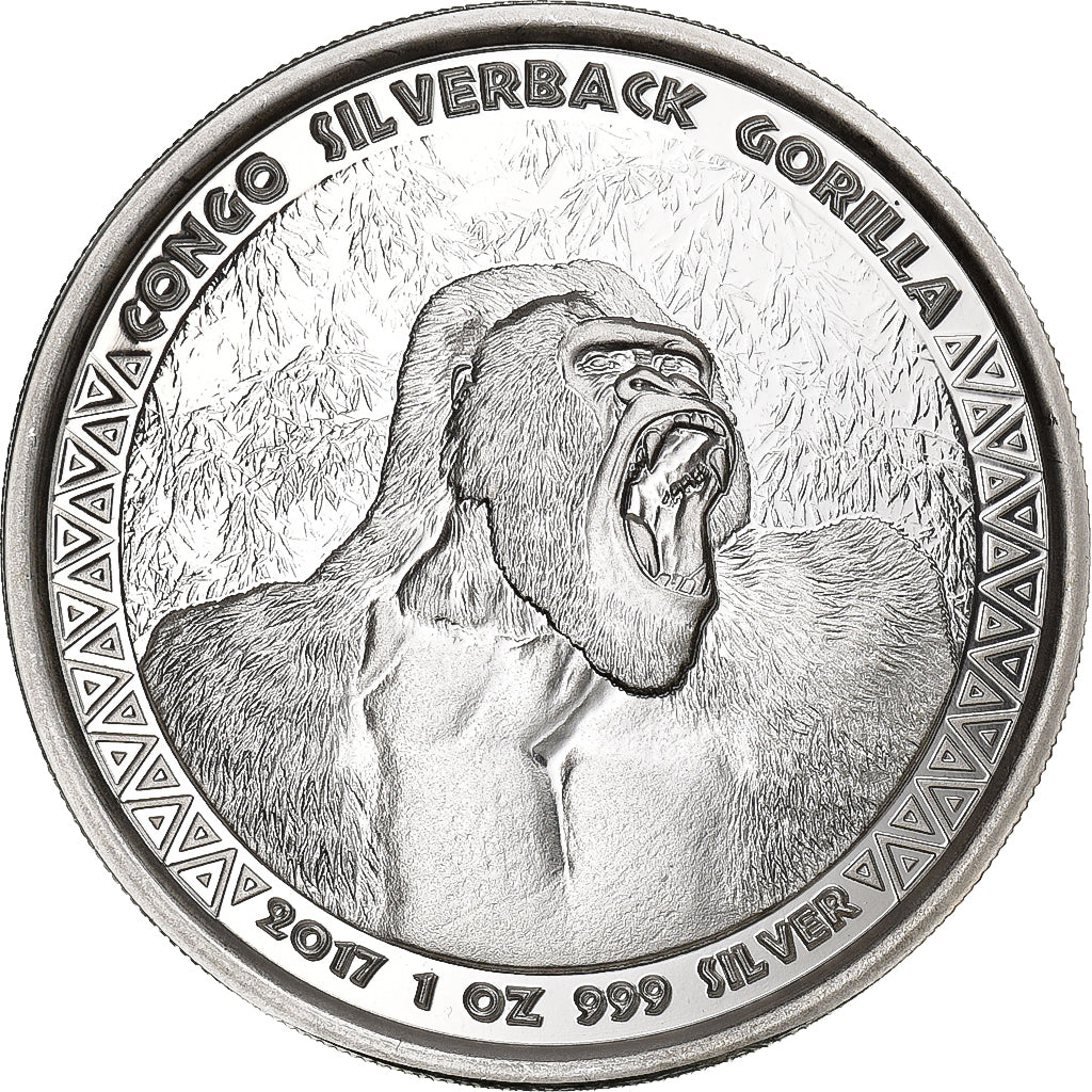 Repubblica del Congo, 5000 Francs, 2017, Paris, Argento, FDC