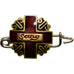 France, Broche, Croix Rouge, S.O.S Sang, Gilt Bronze, SUP