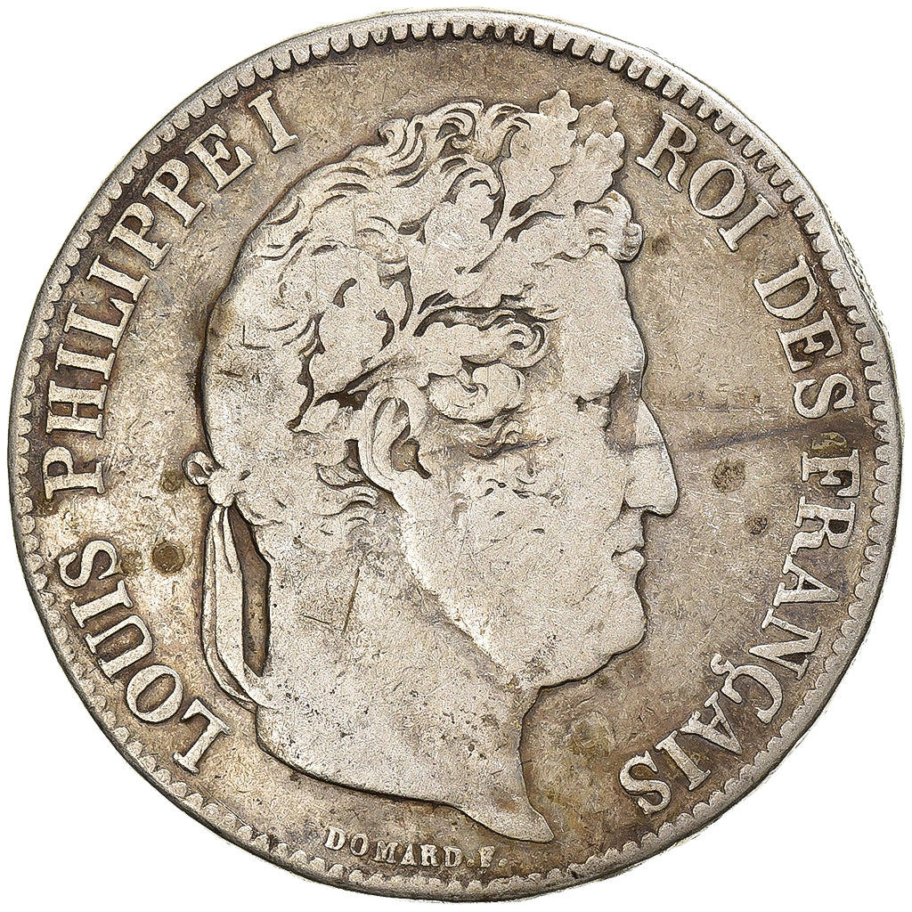 France, 5 Francs, Louis-Philippe, 1832, Bayonne, Silver, VF(20-25), Gadoury:678