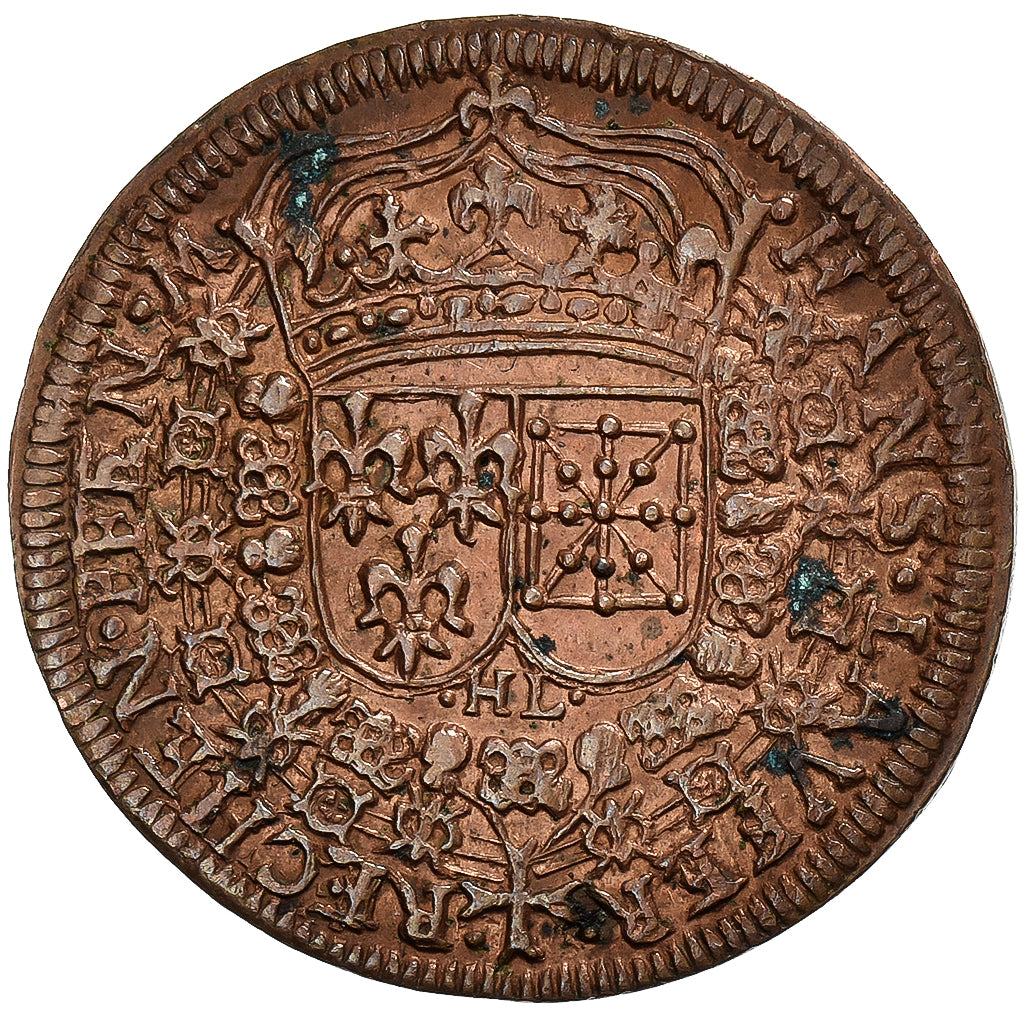 Germany, Token, Henri IV, Nuremberg, Rechenpfennig, Copper, Hans Laufer