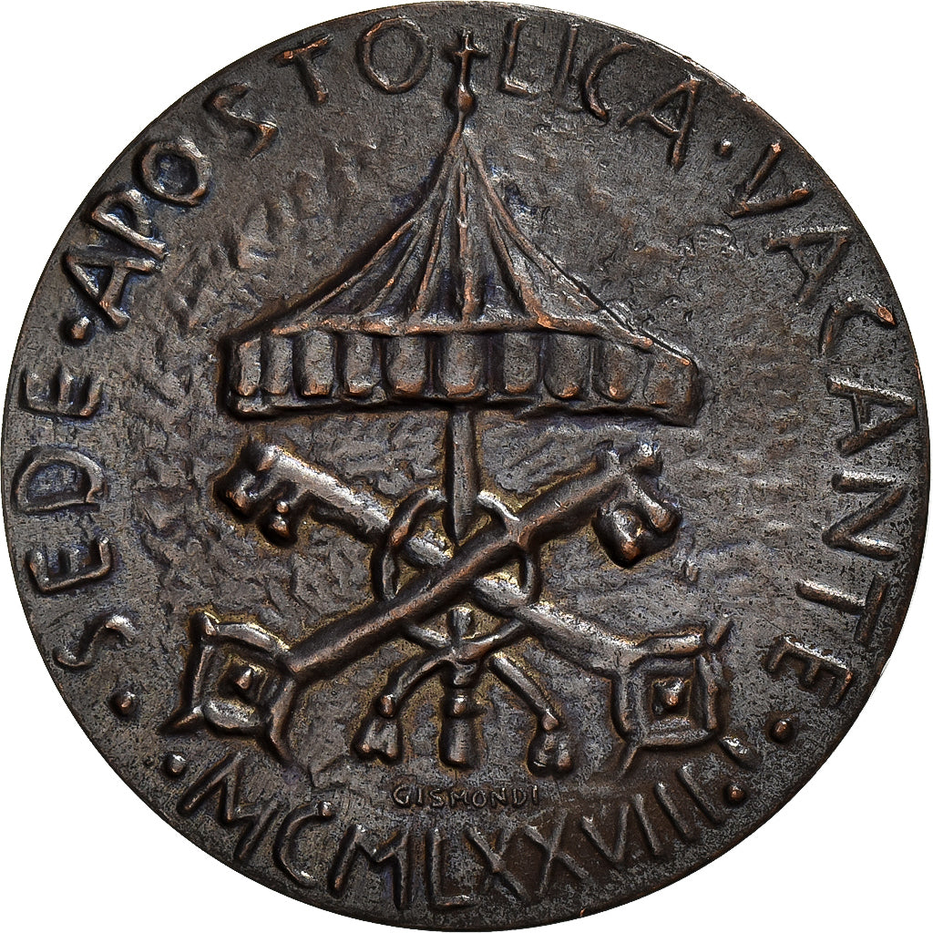 Vatican, Medal, Cardinal Jean Villot, 1978, Bronze, Gismondi, AU(55-58)