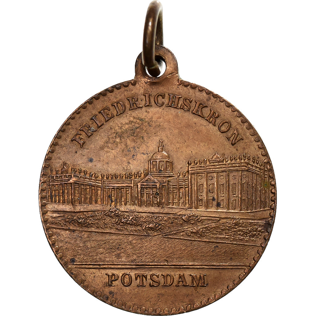 Germania, medaglia, Friedrich Kaiser, Friedrichskron Potsdam, Rame, BB+