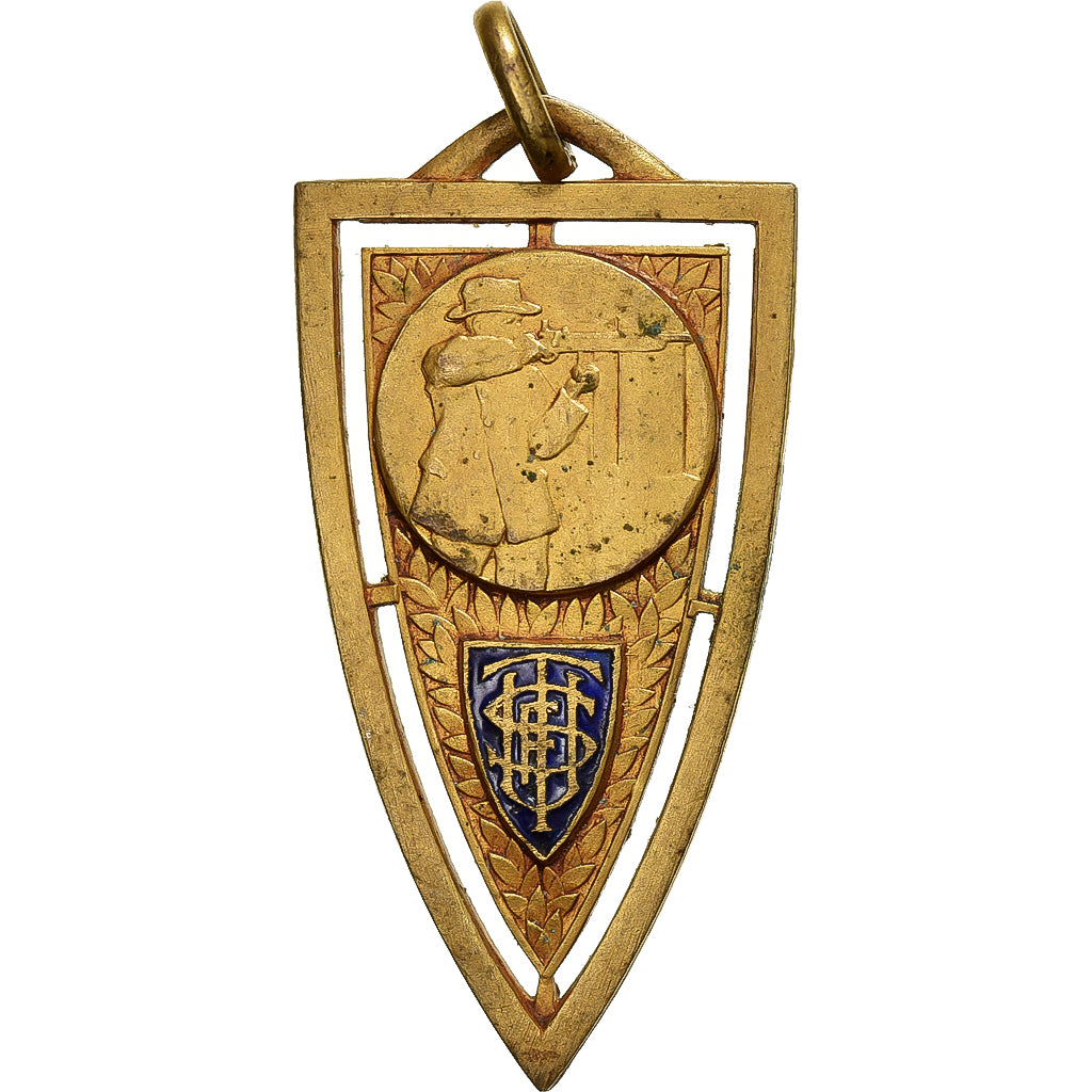 França, medalha, Union des Sociétés de Tir de France, Gilt Metal, EF(40-45)