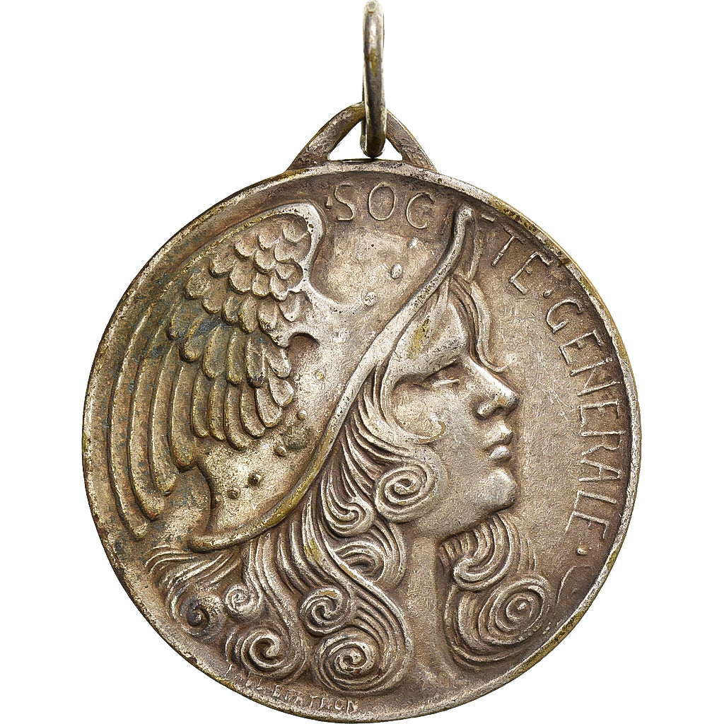 Francia, medaglia, Cinquantenaire de la Société générale, 1914, Bronzo