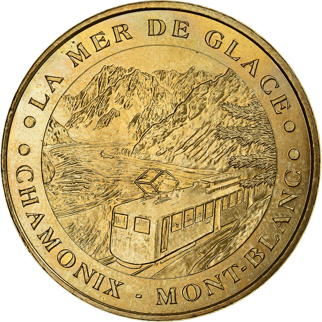 France, Jeton, 74/ La Mer de Glace - Chamonix, 2012, Cupro-nickel Aluminium