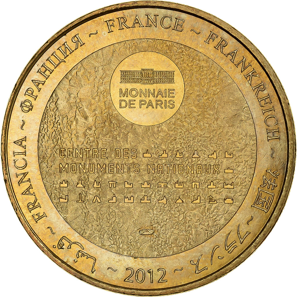 France, Token, 50/ Abbaye du Mont-Saint-Michel, 2012, Copper-nickel Aluminium