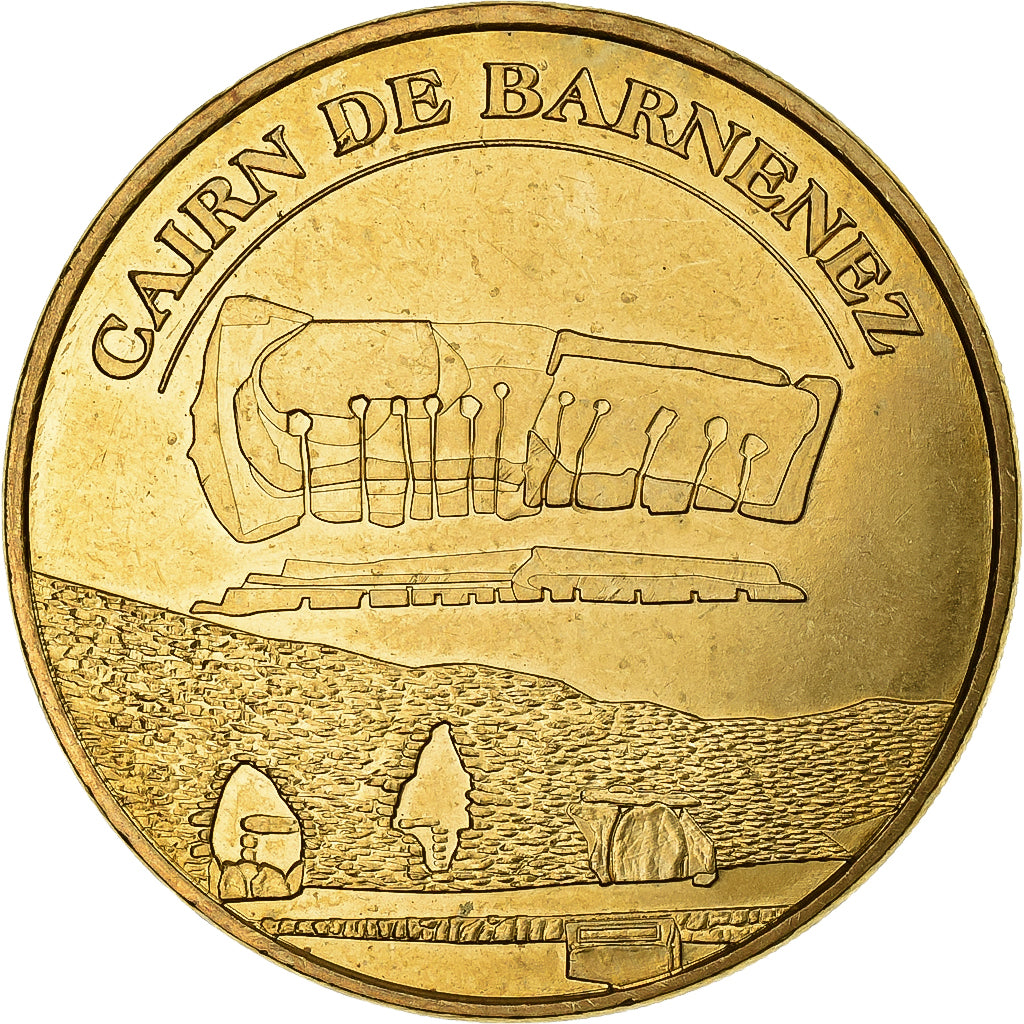France, Token, 29/ Cairn de Barnenez, 2014, Copper-nickel Aluminium, Monnaie de