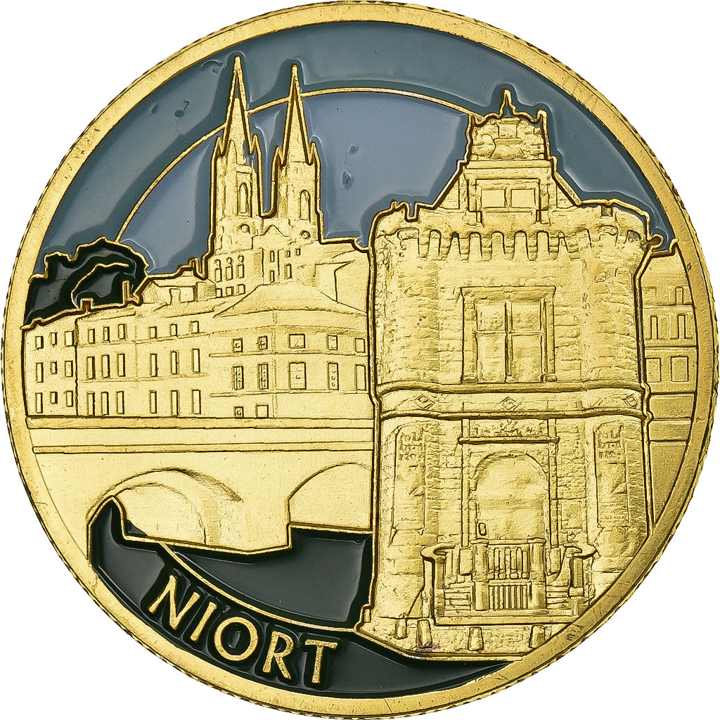 Frankreich, betaalpenning, Les Vosges, Niort, Copper-nickel Aluminium, VZ