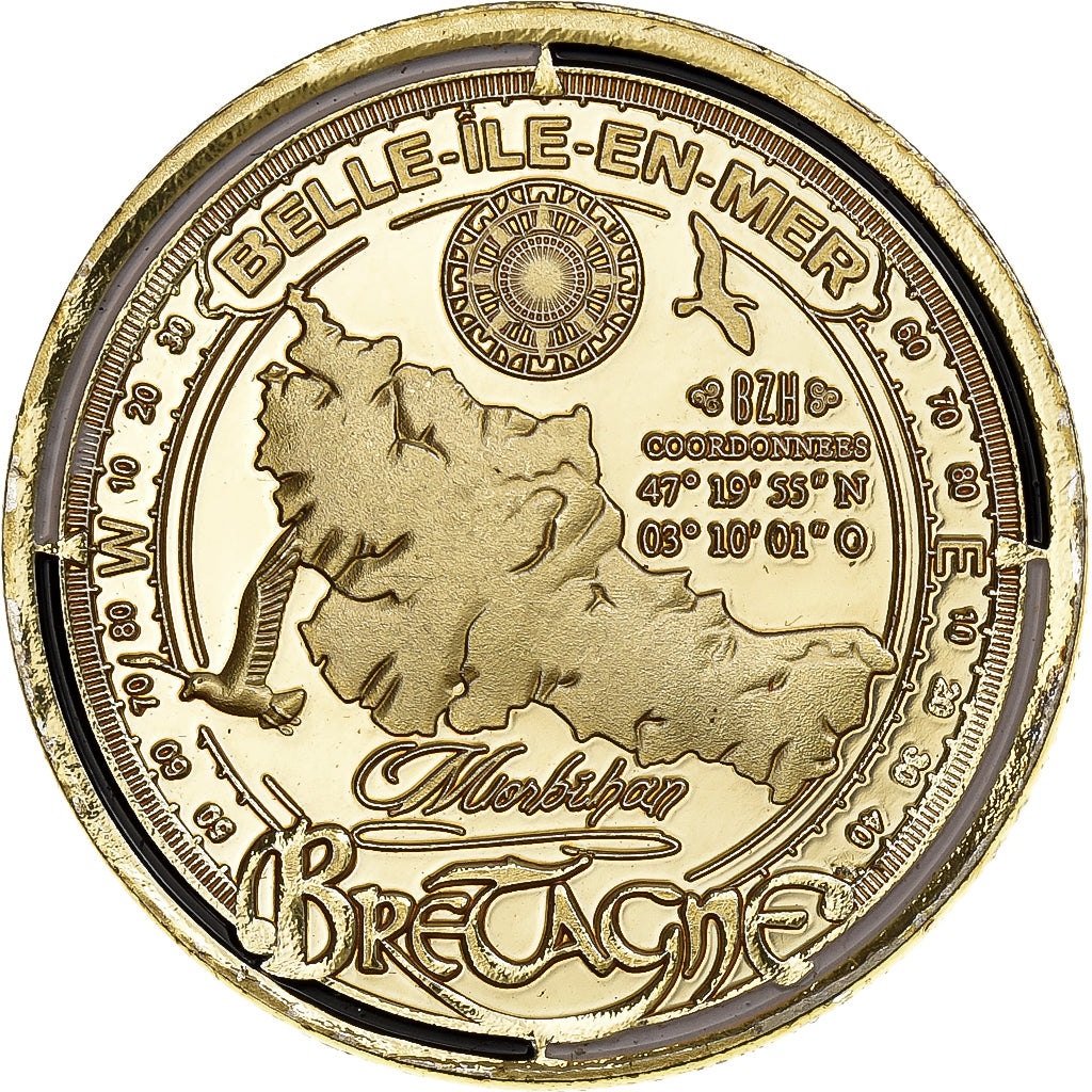 Frankrijk, Token, Belle Ile en mer - Bretagne, Copper-nickel Aluminium, PR