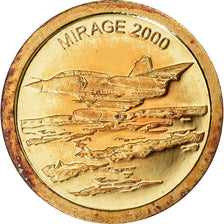 França, medalha, Histoire de l'Aviation, Le Concorde, 2010, Dourado, MS(65-70)