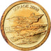 França, medalha, Histoire de l'Aviation, Le Concorde, 2010, Dourado, MS(65-70)
