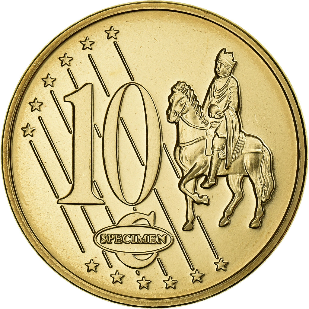 Vatikanstadt, Medaille, 10 C, Essai-Trial Benoit XVI, 2012, Copper-Nickel Gilt