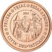 Vatican, Medal, 1 C, Essai-Trial Benoit XVI, 2012, Copper, MS(65-70)