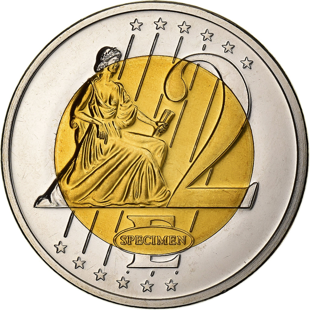 CIUDAD DEL VATICANO, medalla, 2 E, Essai-Trial Benoit XVI, 2008, Bimetálico, SC