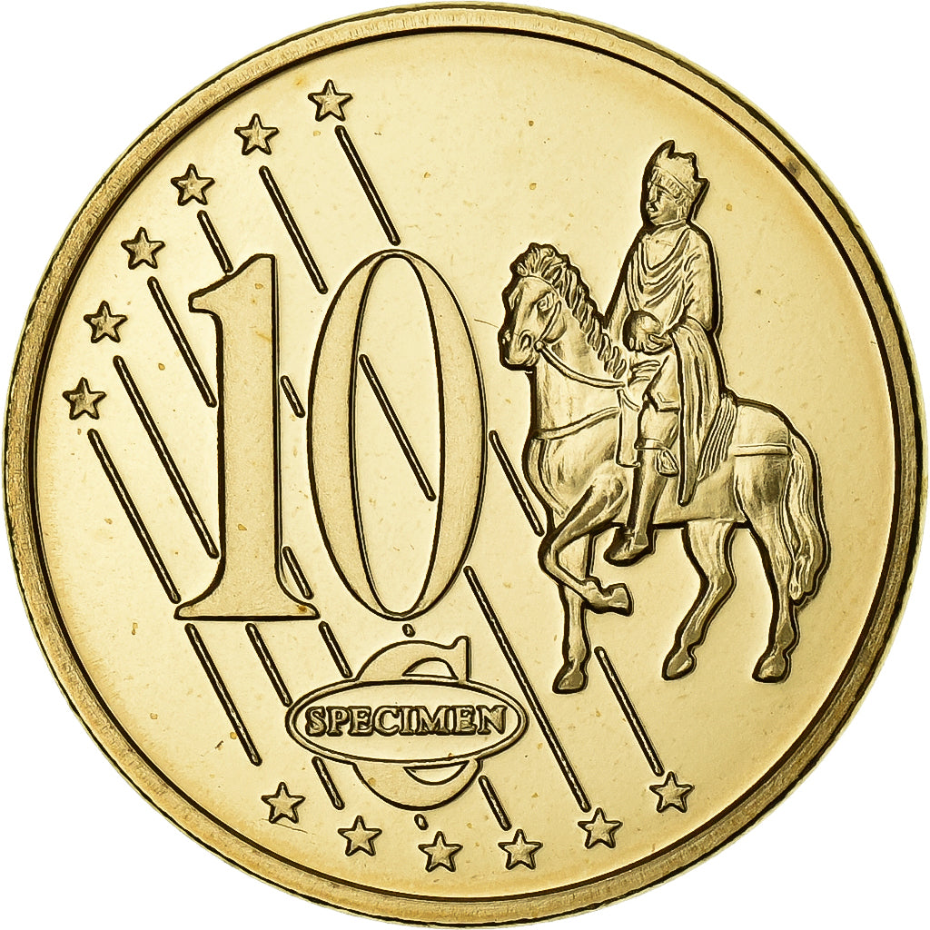 PAŃSTWO WATYKAŃSKIE, medal, 10 C, Essai-Trial Benoit XVI, 2008, Mosiądz
