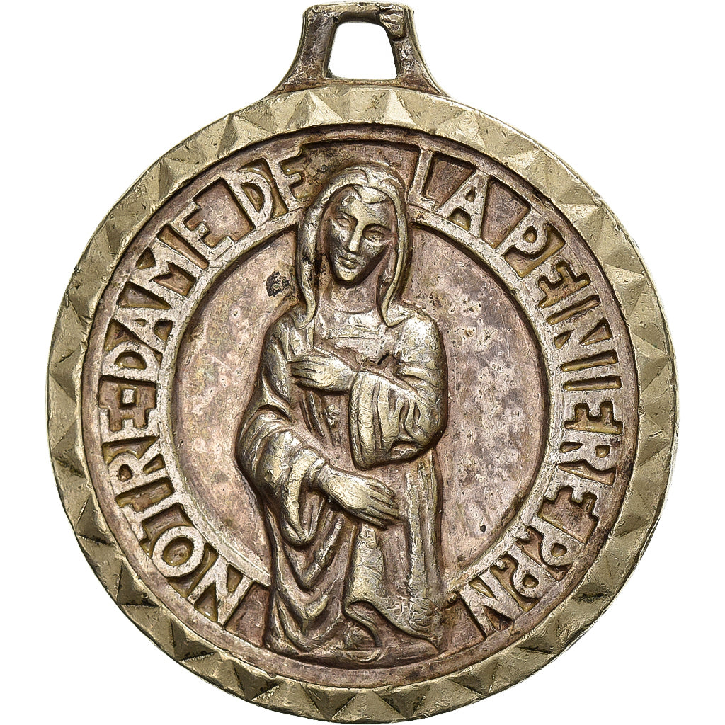 França, medalha, Notre-Dame de la Peinière, Bronze Prateado, EF(40-45)