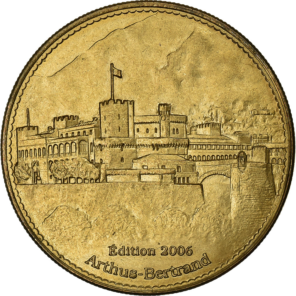 France, Token, Le Palais Princier, Monaco, 2006, Copper-nickel Aluminium, Arthus