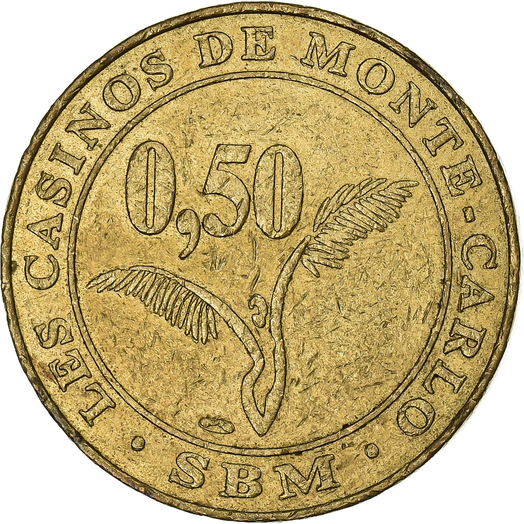 Monaco, Jeton, Jeu, Jeton de Casino, Société des Bains de Mer