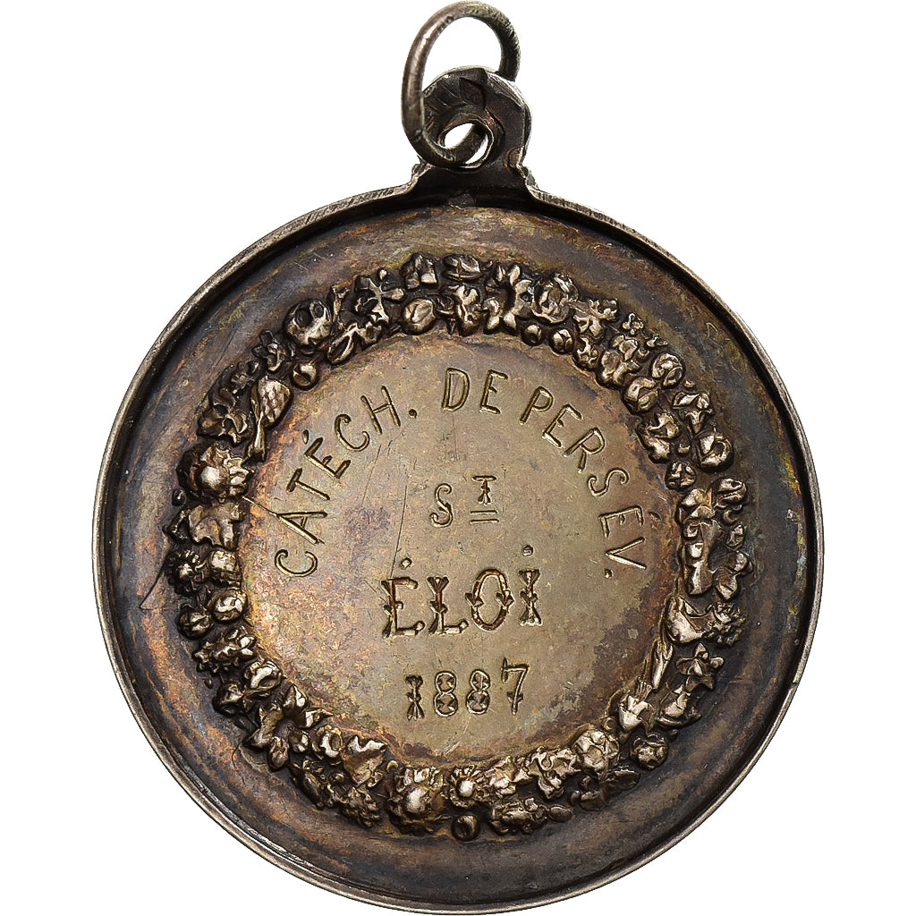 Francia, medaglia, Catéchisme de Persévérance, Saint Eloi, Prix d'Honneur