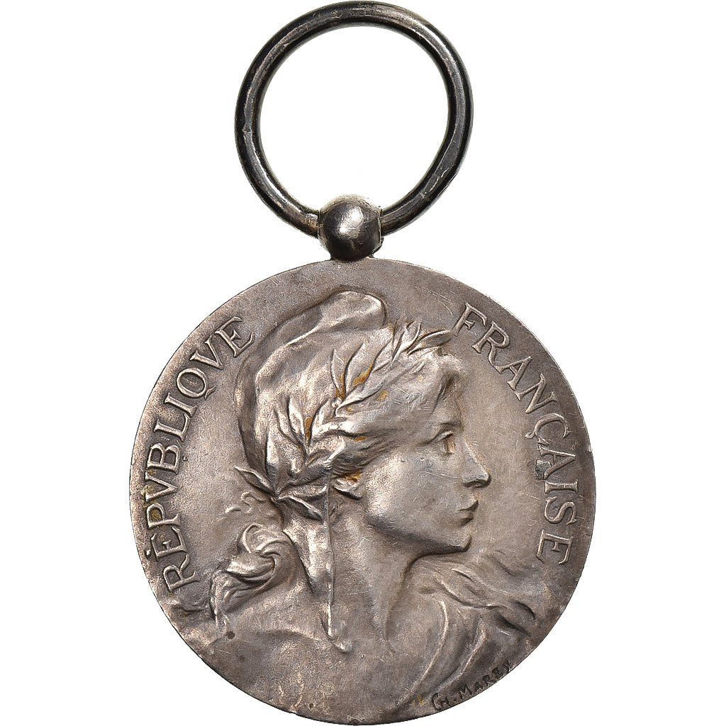Francia, Marine Marchande, Honneur et Travail, Shipping, medaglia, 1909, Ottima