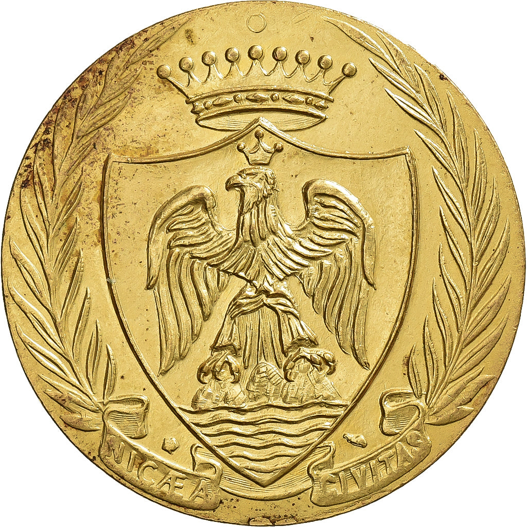 France, Token, Ville de Nice, Cupro-aluminium-nickel, AU(55-58)