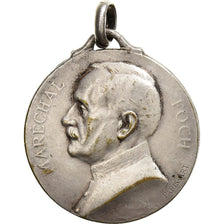 Francia, medaglia, Maréchal Foch, Commandant des Armées, Bronzo argentato, BB