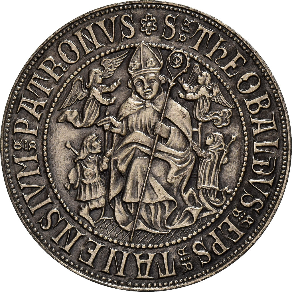 Francia, medaglia, Huitième Centenaire de la Ville de Thann, 1961, Argento, SPL