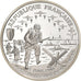França, Normandy Invasion, Franc, 1993, Paris, Proof, MS(65-70), Prata, KM:1014