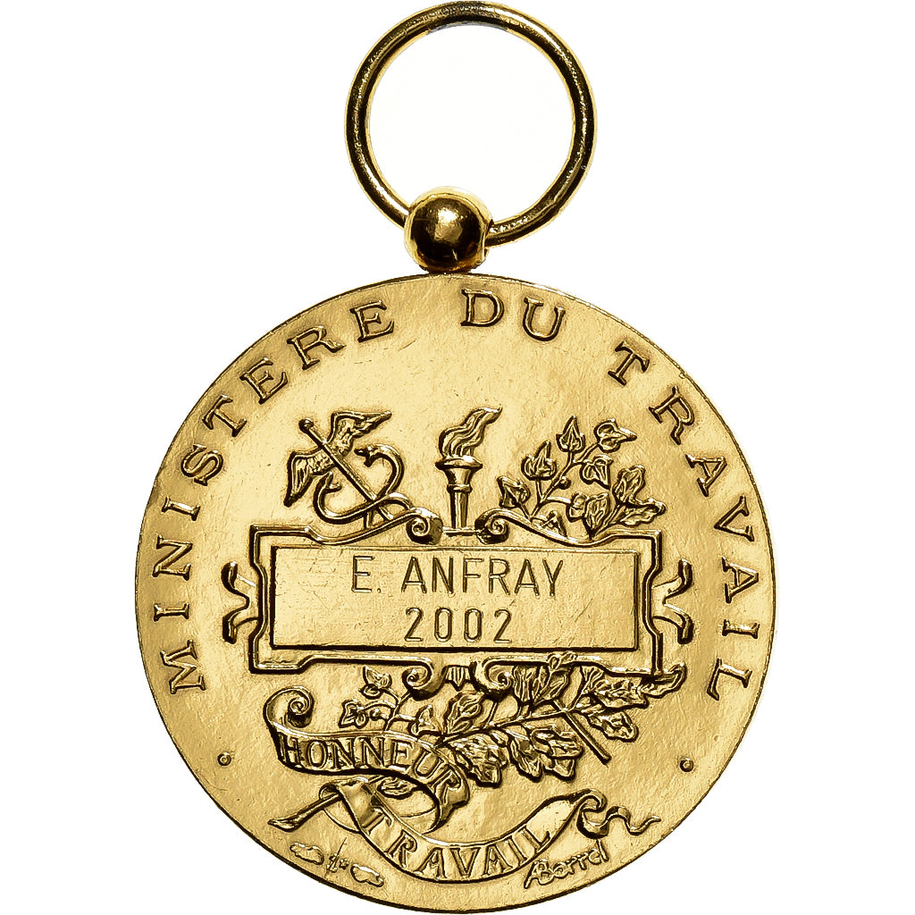 Frankrijk, Médaille d'honneur du travail, Medaille, 2002, Excellent Quality