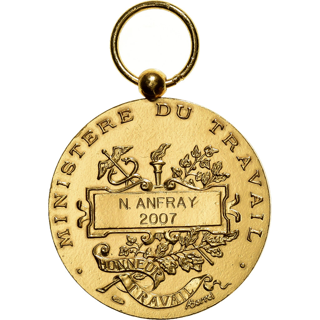 Francia, Médaille d'honneur du travail, medaglia, 2007, Eccellente qualità