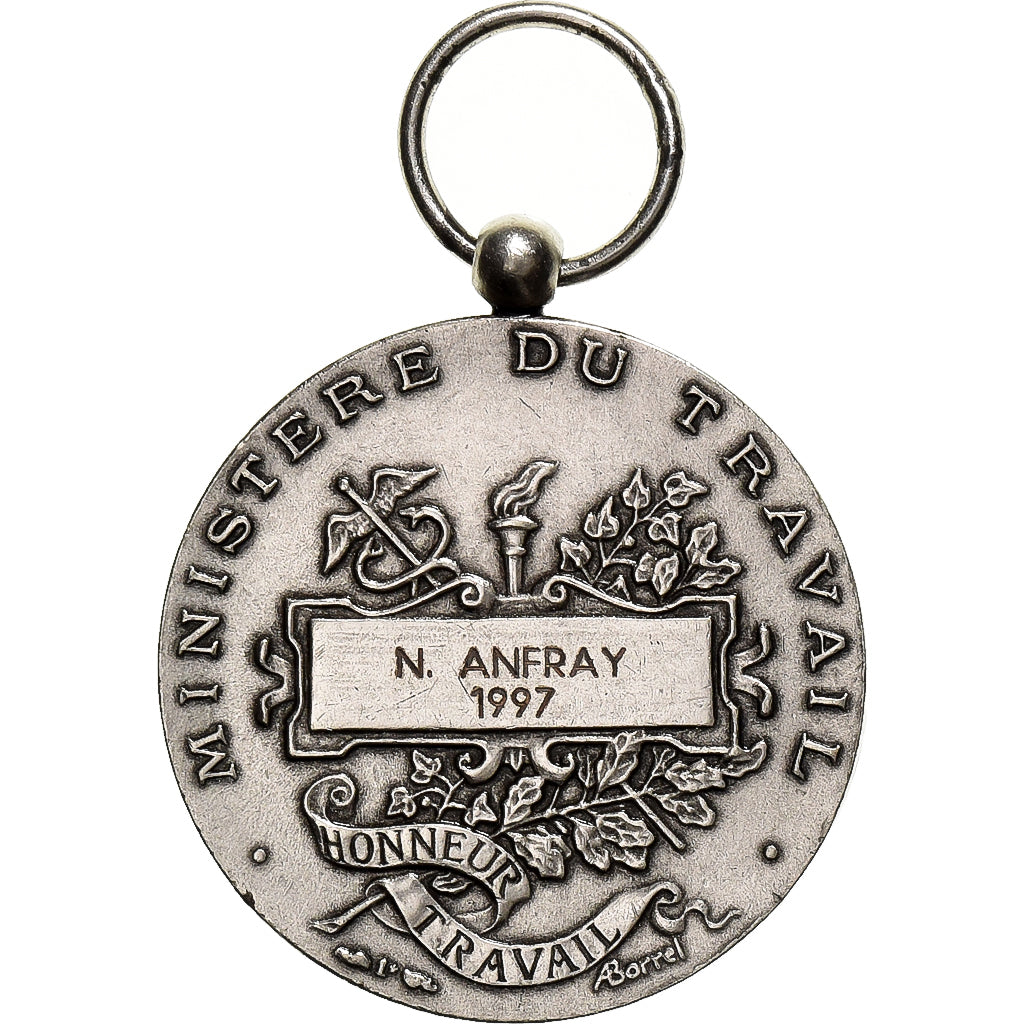 Francia, Médaille d'honneur du travail, medaglia, 1997, Eccellente qualità