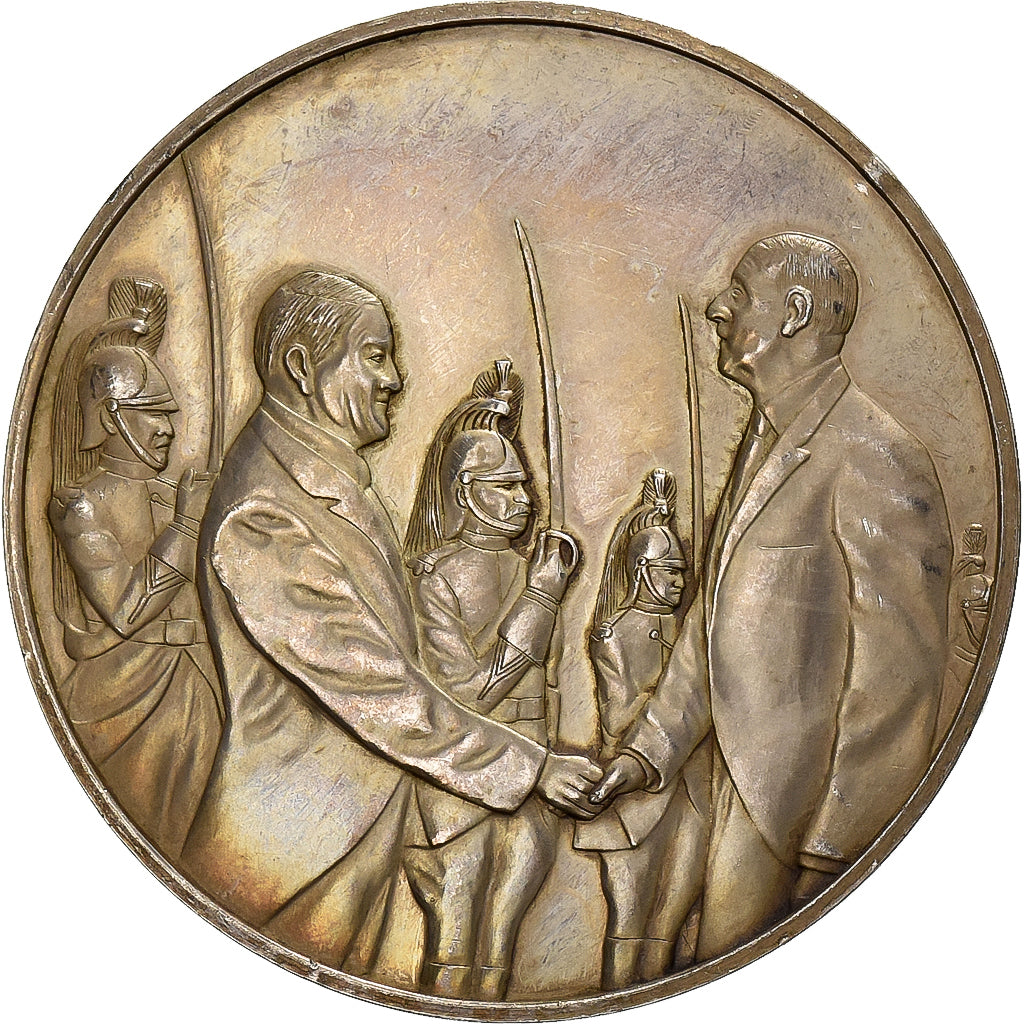 Frankreich, Medaille, Les Présidents de la République, René Coty, Silber, VZ