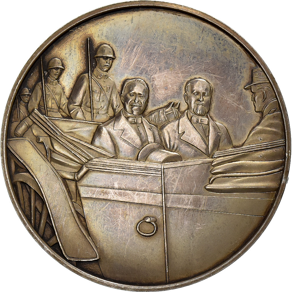 Frankrijk, Medaille, Paul Deschanel, Président de la République, Zilver, ZF+