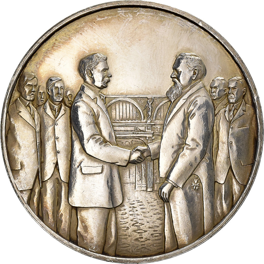 França, medalha, Les Présidents de la République, Armand Fallières, Prata